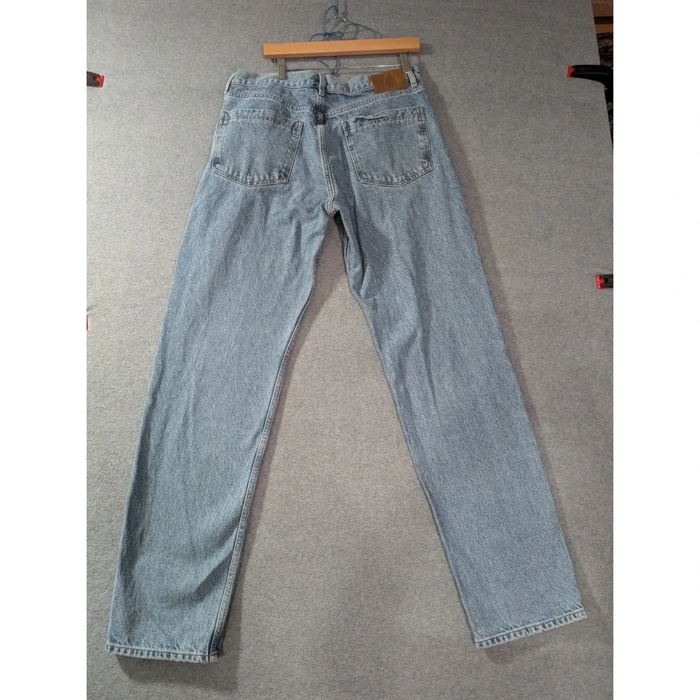 Harley-Davidson Straight Leg Jeans Men's 36x36 Light Wash Denim Biker